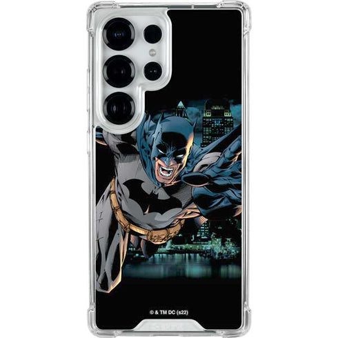 DC Comics Batman All Star Batman & Robin, The Boy Wonder Action Pose Art BY Jim Lee Galaxy S25 Ultra Clear Case